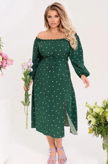 Платье миди с рукавом YM-05626A12 Платье миди с рукавом YM-05626A12