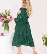 Платье миди с рукавом YM-05626A12