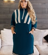 Трикотажное платье поло VLT-1614A700