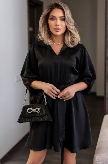 Короткое шелковое платье IO-755A600 Короткое шелковое платье IO-755A600