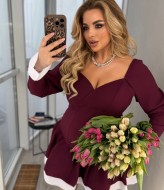 Коротка декольтована сукня YM-7038A13.5