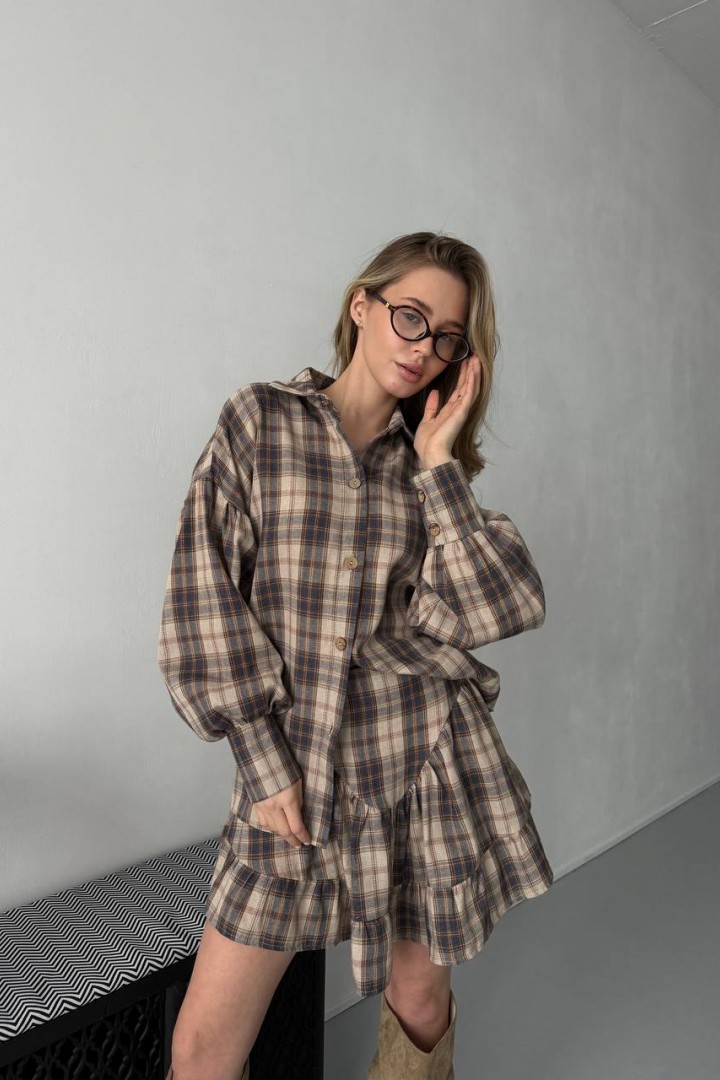 Костюм юбка и рубашка ANB-482A780