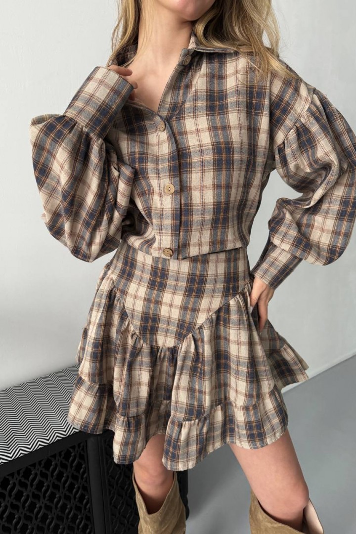 Костюм юбка и рубашка ANB-482A780