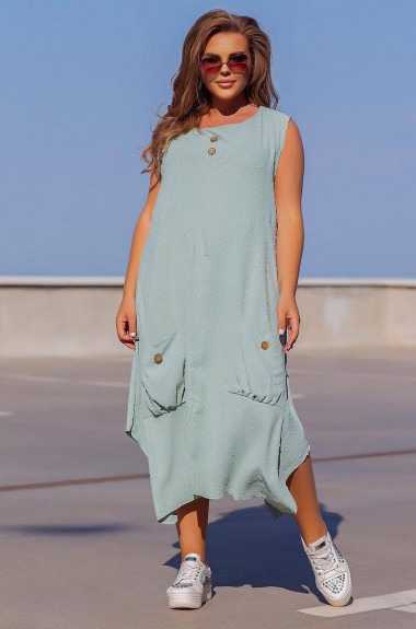 Платье вольного кроя  NJ-LZ-N760A420 Платье вольного кроя  NJ-LZ-N760A420