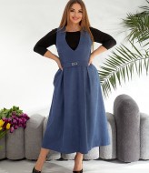 Весняний вельветовий сарафан TAS-9103A520