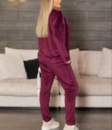 Прогулянковий костюм, прикрашений стразами VOJ-316A800