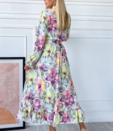 Платье с цветочным принтом NJ-SS-170722A650