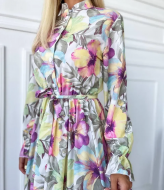 Платье с цветочным принтом NJ-SS-170722A650