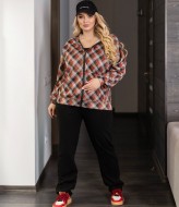 Теплая кофта с капюшоном JA-822A300