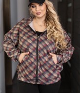 Теплая кофта с капюшоном JA-822A300