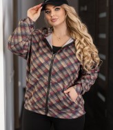 Теплая кофта с капюшоном JA-822A300