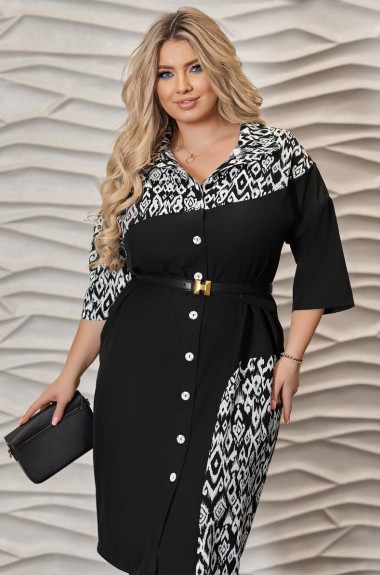 Платье с пуговицами спереди VLT-1617A650