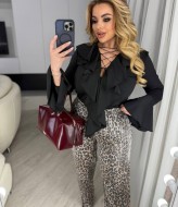 Кофта со шнуровкой спереди YM-7047A12.5