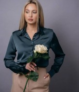 Класична шовкова сорочка KC-0468A420