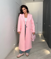 Довге пальто на підкладці  EST-5751A1250 Довге пальто на підкладці  EST-5751A1250