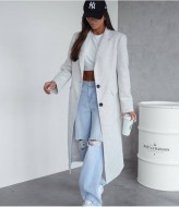 Довге пальто на підкладці  EST-5751A1250 Довге пальто на підкладці  EST-5751A1250