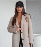 Довге пальто на підкладці  EST-5751A1250