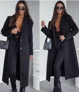 Довге пальто на підкладці  EST-5751A1250