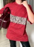 Футболка женская оверсайз с принтом IB-104A450