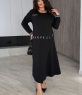Женское черное платье  ZP-1295A600