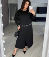 Женское черное платье  ZP-1295A600