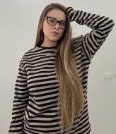 Лонгслив женский в полоску  YS-2078A380B420