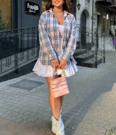 Рубашка женская клетка YS-2130A480B540