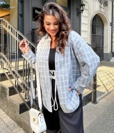 Рубашка женская клетка YS-2130A480B540