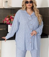 Брючний костюм у вільному стилі VLT-1620A750