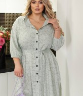 Длинное платье на пуговицах VLT-1619A650