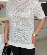 Летняя ажурная кофточка IB-1132A490 Летняя ажурная кофточка IB-1132A490