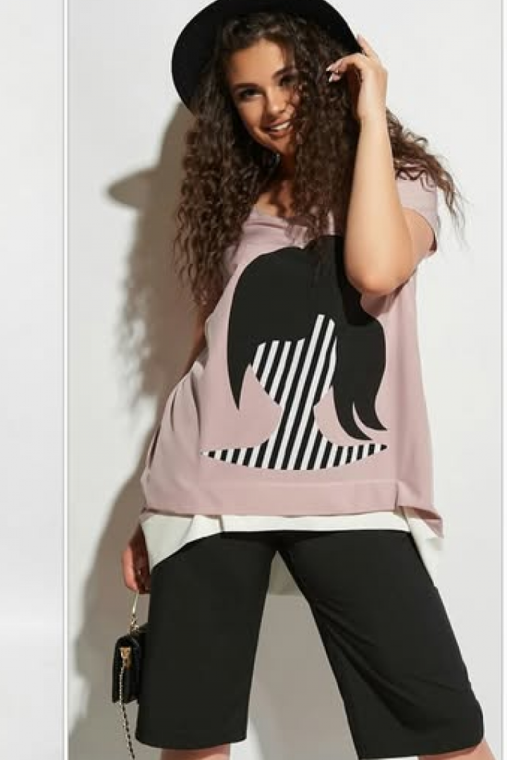 Костюм с удлиненными шортами NJ-IS-971A840