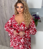 Короткое платье с длинным рукавом YM-7052.18A13.5