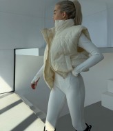 Объемная жилетка женская  POK-414A600