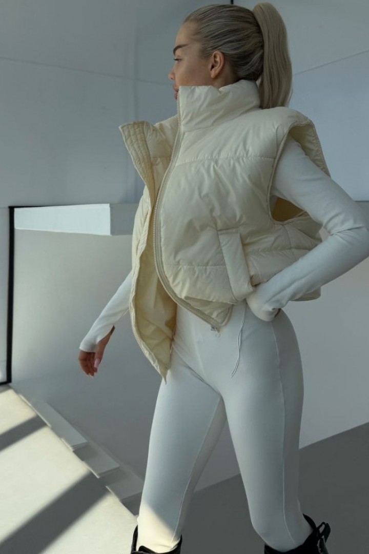 Объемная жилетка женская  POK-414A600