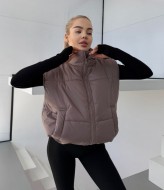 Объемная жилетка женская  POK-414A600