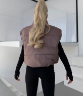 Объемная жилетка женская  POK-414A600