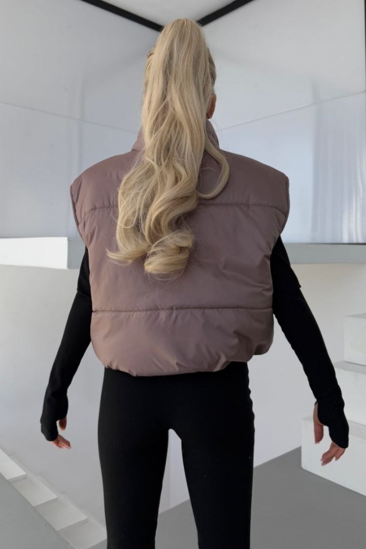 Объемная жилетка женская  POK-414A600