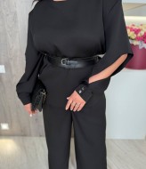 Брючный костюм с поясом EST-5757A1100