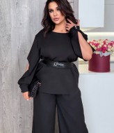 Брючный костюм с поясом EST-5757A1100