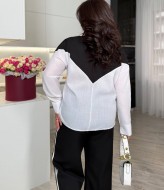 Черно белый костюм EST-5801A890