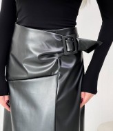 Юбка миди кожаная TS-440A360