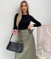 Юбка миди кожаная TS-440A360