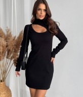 Платье с воротником стойка TS-100A560