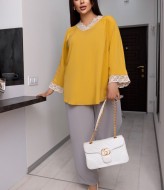 Блуза с кружевом TAS-1222A360