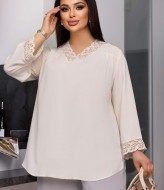 Блуза с кружевом TAS-1222A360