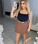 Короткая юбка шорты OLI-1435A550