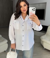 Рубашка с удлиненной спинкой OLI-1440A600