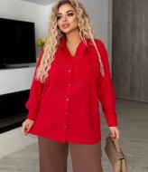 Рубашка с удлиненной спинкой OLI-1440A600