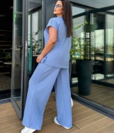 Летний костюм с широкими брюками YS-2057A580B640